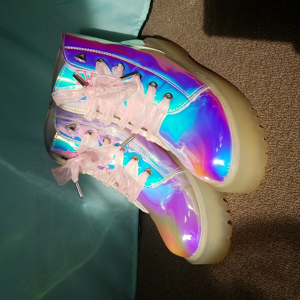 YRU Holographic Combat Boots